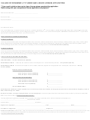 Beer And Liquor License Application Form - Village Of Richmond