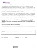 Patient Request For An Accounting Of Disclosures Form