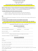 Application For Copy Of Marriage Or Civil Union Record Form