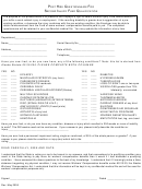 Post Hire Questionnaire For Second Injury Fund Qualification Form