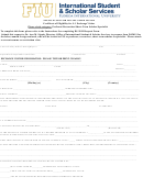 Form Ds-2019 - Application For Initial