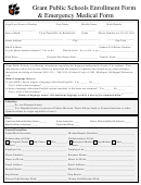 Grant Public Schools Enrollment Form & Emergency Medical Form