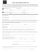 Form Pwd 778 - Pawn Shop Affidavit