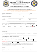 Civil Process Information Form