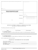 Notice Of Attorney Change Of Address Or Law Firm Form - United States Bankruptcy Court Central District Of California