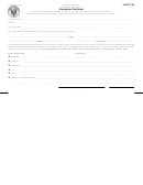 Form R-1319-l - Exemption Certificate - State Of Louisiana Department Of Revenue