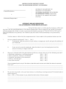 Affidavit And Authorization To Withdraw From Inmate Account Form - United States District Court For The Northern District Of Georgia