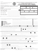 Form Lb-0910 - Application For Client Number - Tennessee Department Of Labor And Workforce Development