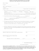 Affidavit For The Abandonment Of An Entire Ground Water Certificate Of Registration Form - Oregon