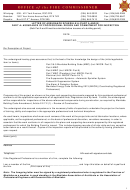 Letter Of Assurance Schedule A (part A And B) Form - Office Of The Fire Commissioner