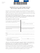 Fillable Form It-Qi-Ap - Qualified Investor Credit Preapproval Form Printable pdf
