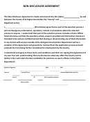 Non-disclosure Agreement Form - Arlington County Police Department