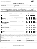 Form Dwsp-2303 - Request For Verification - Wisconsin Department Of Children And Families