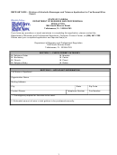 Form Dbpr Abt-6038 - Division Of Alcoholic Beverages And Tobacco Application For Tax Exempt Wine Permit