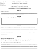 Articles Of Organization Form