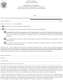 Form R-1006-l - Certificate Of Exemption - 1999