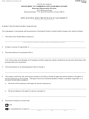 Form Fllc-1 - Application For Certificate Of Authority