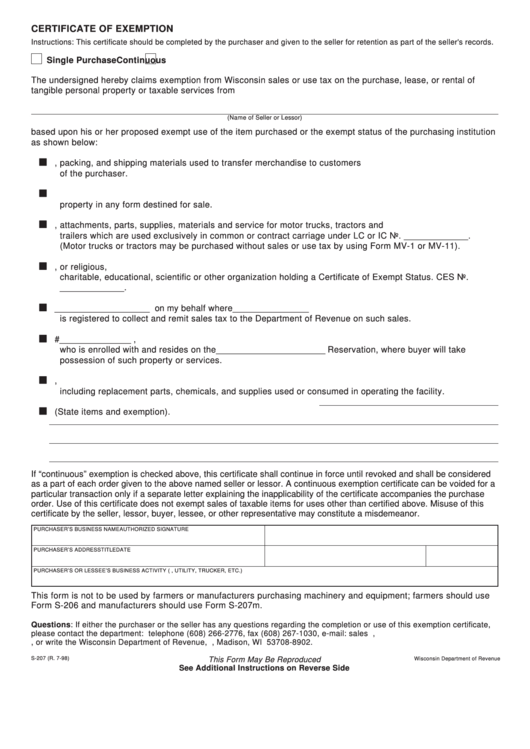 form-s-103-application-for-wisconsin-sales-and-use-tax-certificate-of