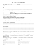 Purchase Offer Agreement Form