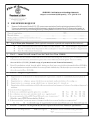Form Ss-6042 - Exemption Request Form