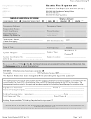 Confidence Test Report Form - Smoke Control System - Seattle Fire Department