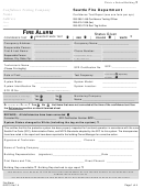 Confidence Test Report Form - Fire Alarm - Seattle Fire Department Printable pdf