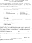 Application For Inclusion In The Utah Mutual-consent Voluntary Adoption Registry Form - Utah Department Of Health