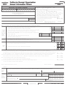Form 199 - California Exempt Organization Annual Information Return - 2001 Printable pdf