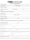 Remittance Order Application Form