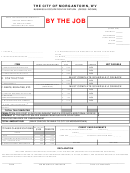 Business & Occupation Tax Return Form-by The Job