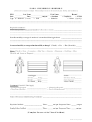Fall Incident Report Form