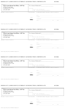 Form Lst 2 - Employee's Evidence Of Deduction Certificate - City Of Lock Haven Tax Office