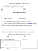 Application For Refund From Local Services Tax Form - City Of Lock Haven