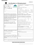 Verification Of Employment Form