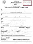 Notice Of Lien - Manufactured Home/ Mobile Home / Commercial Coach - Nevada Manufactured Housing Division