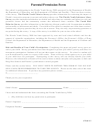 Form Sts0113 - Parental Permission Form