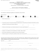 Form X-4 - Application For Reinstatement