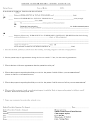 Ability To Work Report Form - Oneida County Dept. Of Social Services