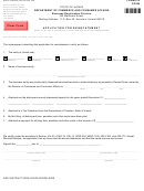 Form X-4 - Application For Reinstatement - 2004