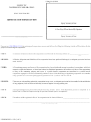 Form Mnpca-11d - Articles Of Dissolution