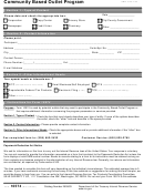 Form 10574 - Community Based Outlet Program - Department Of Treasury