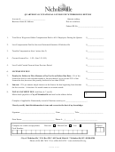 Quarterly Occupational License Fee Withholding Return Form - Nicholasville