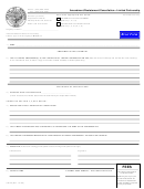 Form Cr142 - Amendment/restatement/cancellation - Limited Partnership Form