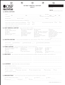Patient Medical History Form (adult)