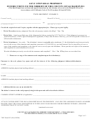 Form 051 - Levy Upon Real Property - County Of Sacramento Sheriff's Department