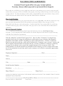 Pay Selection Agreement Form