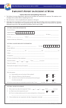 Form B-44 - Employer's Report On Accident At Work