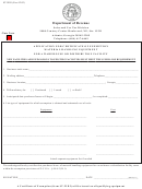 Form St-wd1 - Application For Certificate Of Exemption Material Handling Equipment For A Warehouse Or Distribution Facility