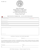 Form St-6 - Certificate Of Exemption - Out Of State Delivery