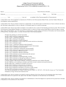 School Employee Disclosure Statement Form